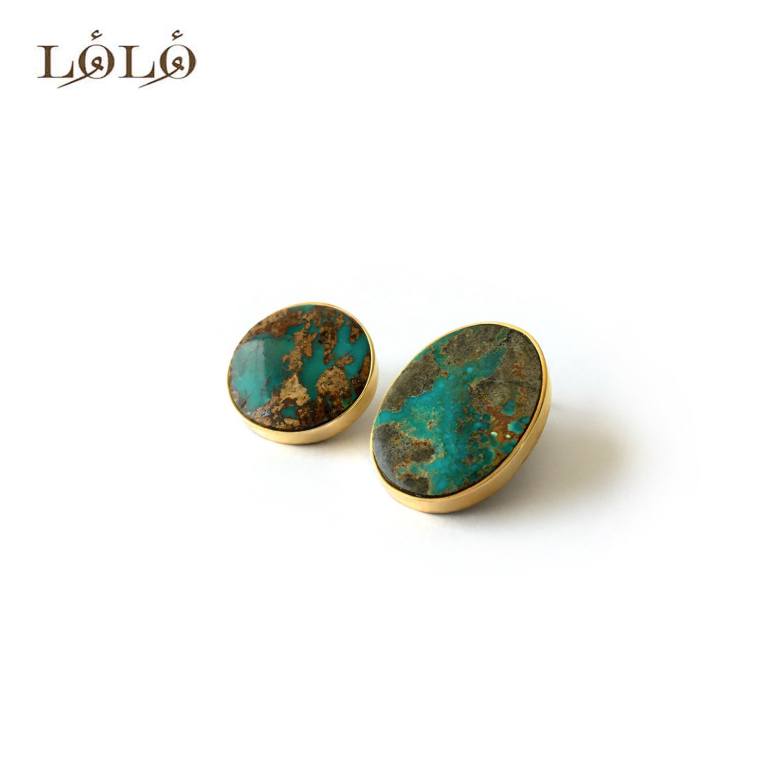 گوشواره فیروزه کنتراست