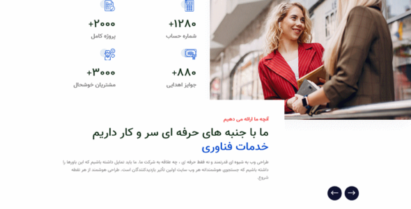 قالب ITsolve، پوسته HTML شرکتی آیتی سولو