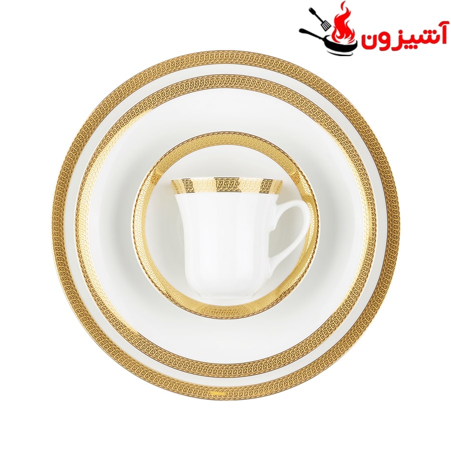 سرویس 108 پارچه 12 نفره طرح سه اسلیمی