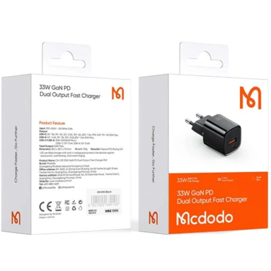 شارژر Mcdodo CH_0151 33W 2port
