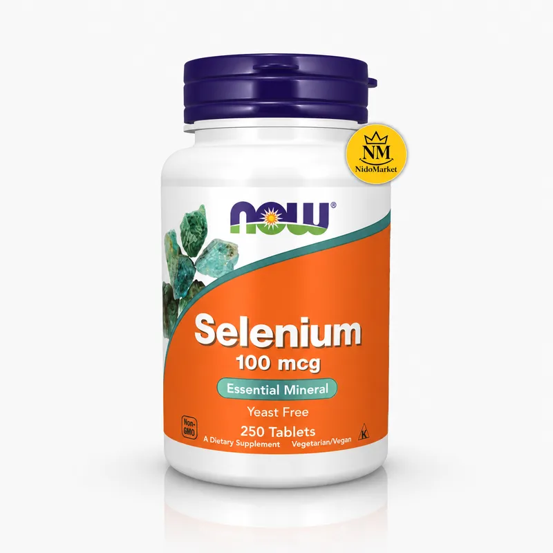 قرص سلنیوم ناو 250 عددی Now Selenium 100 mcg