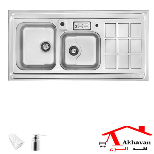 سینک ظرفشویی روکار کد 364 اخوان