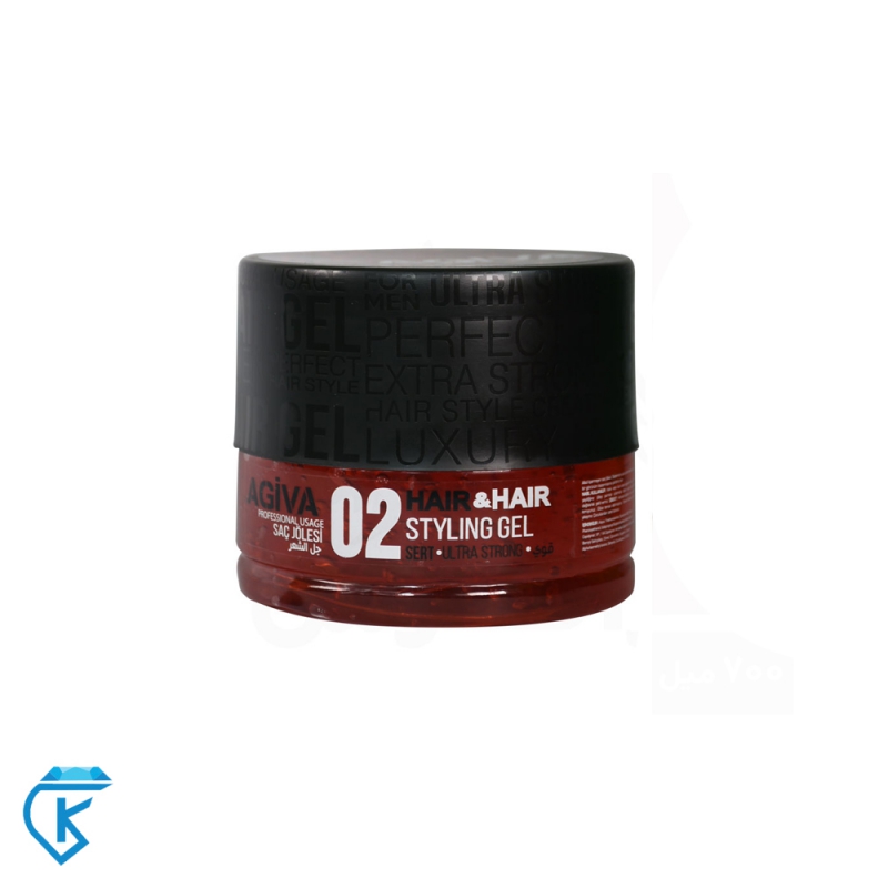 ژل موی سر آگیوا مدل 02 حجم 700 میلی لیتر AGIVA