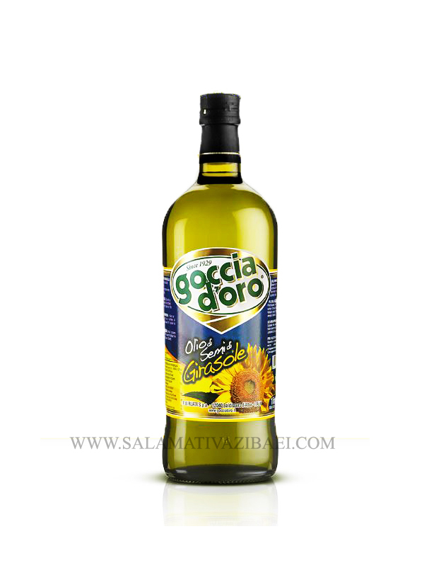 روغن مایع آفتابگردان بدون پالم گوچیادورو ایتالیا - GOCCIA DORO
