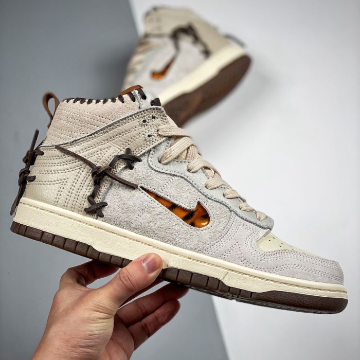 نایک دانک های بودیگا کرم Nike Dunk High Bodega Sail Multi