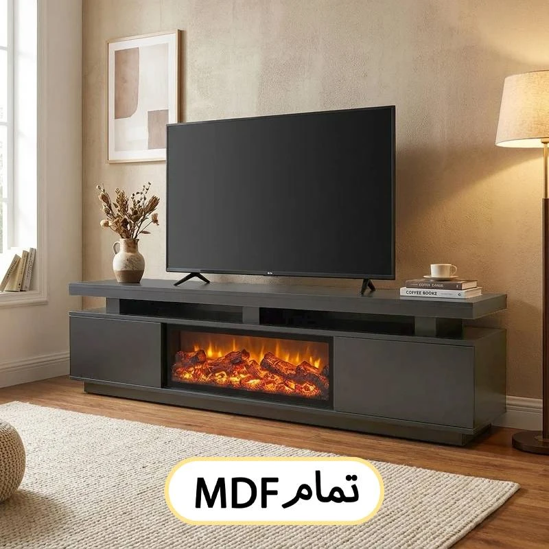 میز تلویزیون شومینه کد 135