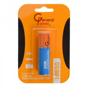 باتری لیتیومی GENERAL POWER 18650 2200mAh