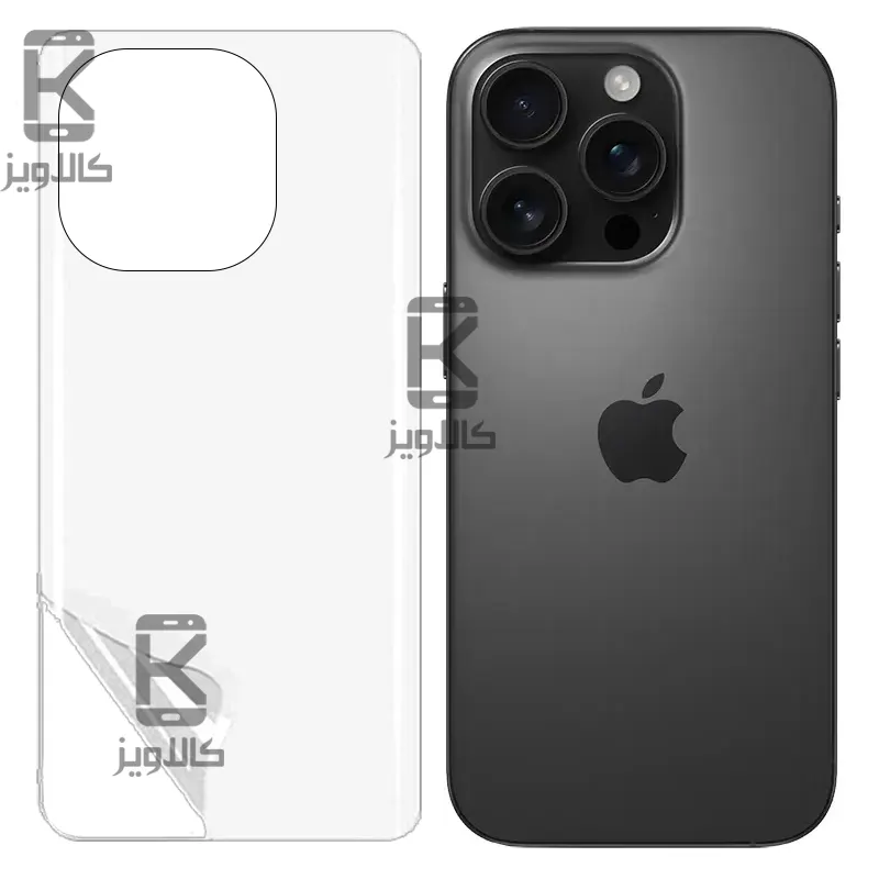 برچسب پشت نانو شفاف هیدروژلی میتوبل آیفون 16 پرو مکس