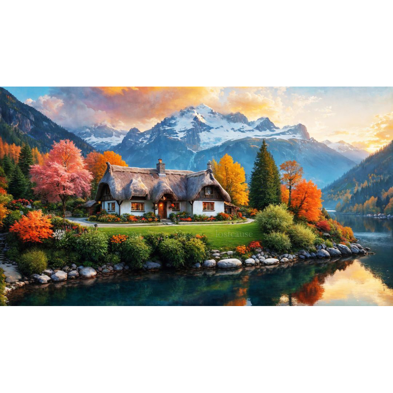 تابلو نقاشی الماسی بزرگسال کد 2605