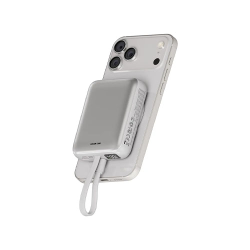 پاوربانک گرین لاین وایرلس روون 10 هزار‌میلی‌آمپری (Power Bank Green Lion Magsafe 10000mAh Gl-px57)