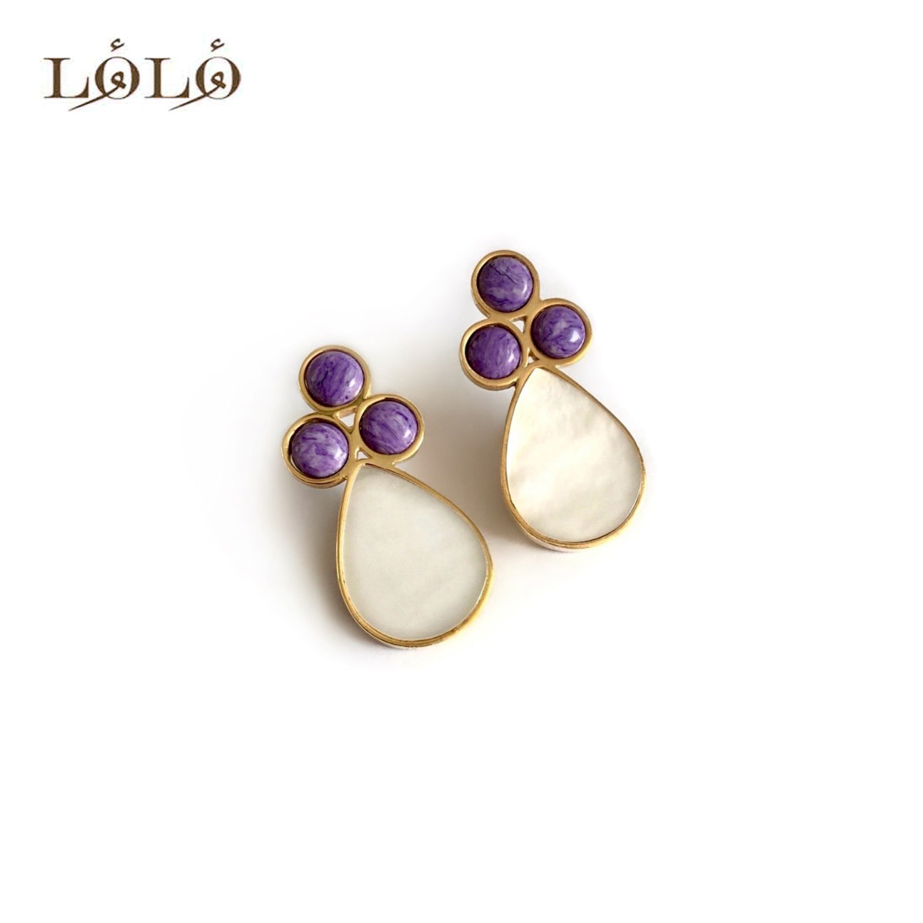 گوشواره نقره تاک اشکی