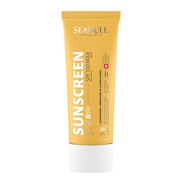 ضد آفتاب بی‌رنگ SPF100 سی گل 50 میل