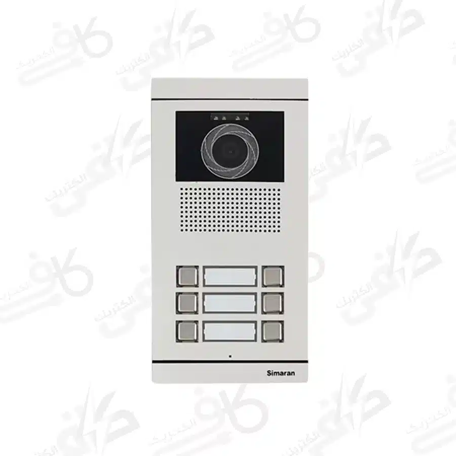 پنل آیفون تصویری شش واحدی فرداد سیماران مدل VFBC6D