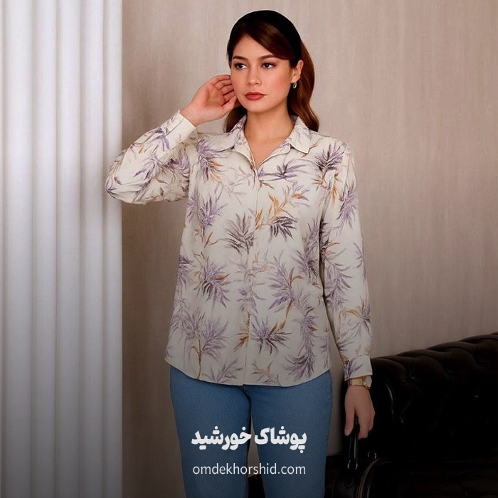 مانتو شومیزی گلدار