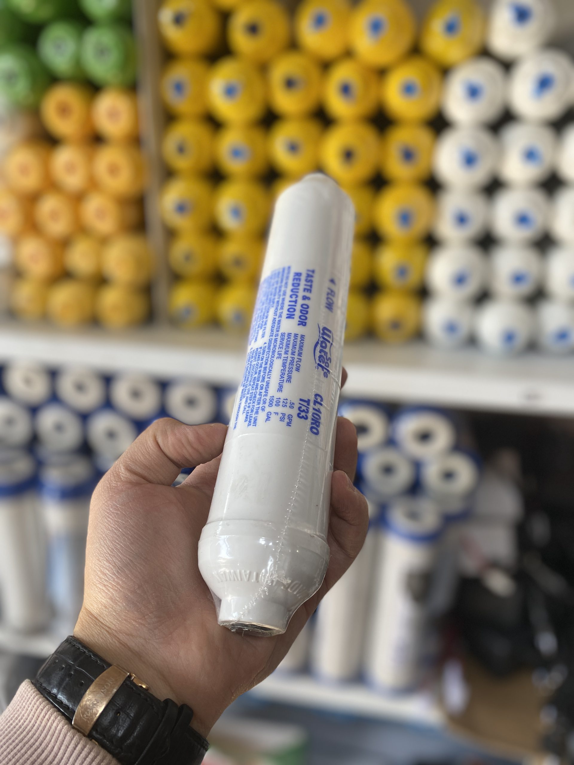فیلتر تایوانی مرحله پنجم پست کربن دستگاه تصفیه آب برند WaterSafe