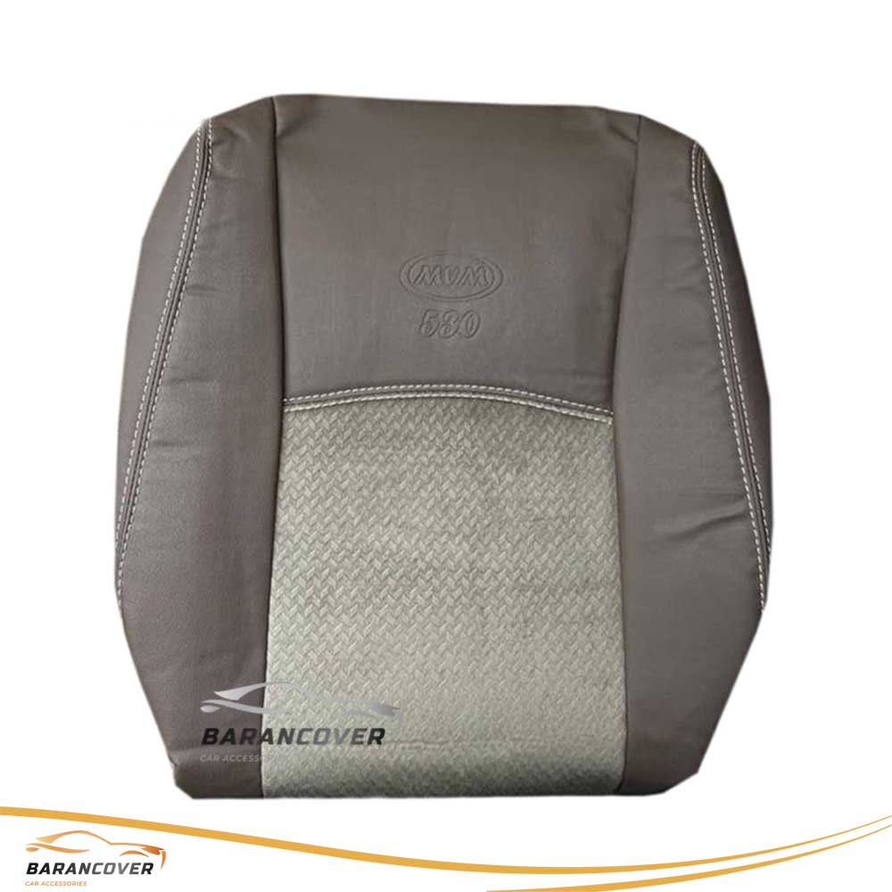 روکش صندلی ام وی ام mvm 530 چرم پارچه رنگ سدری