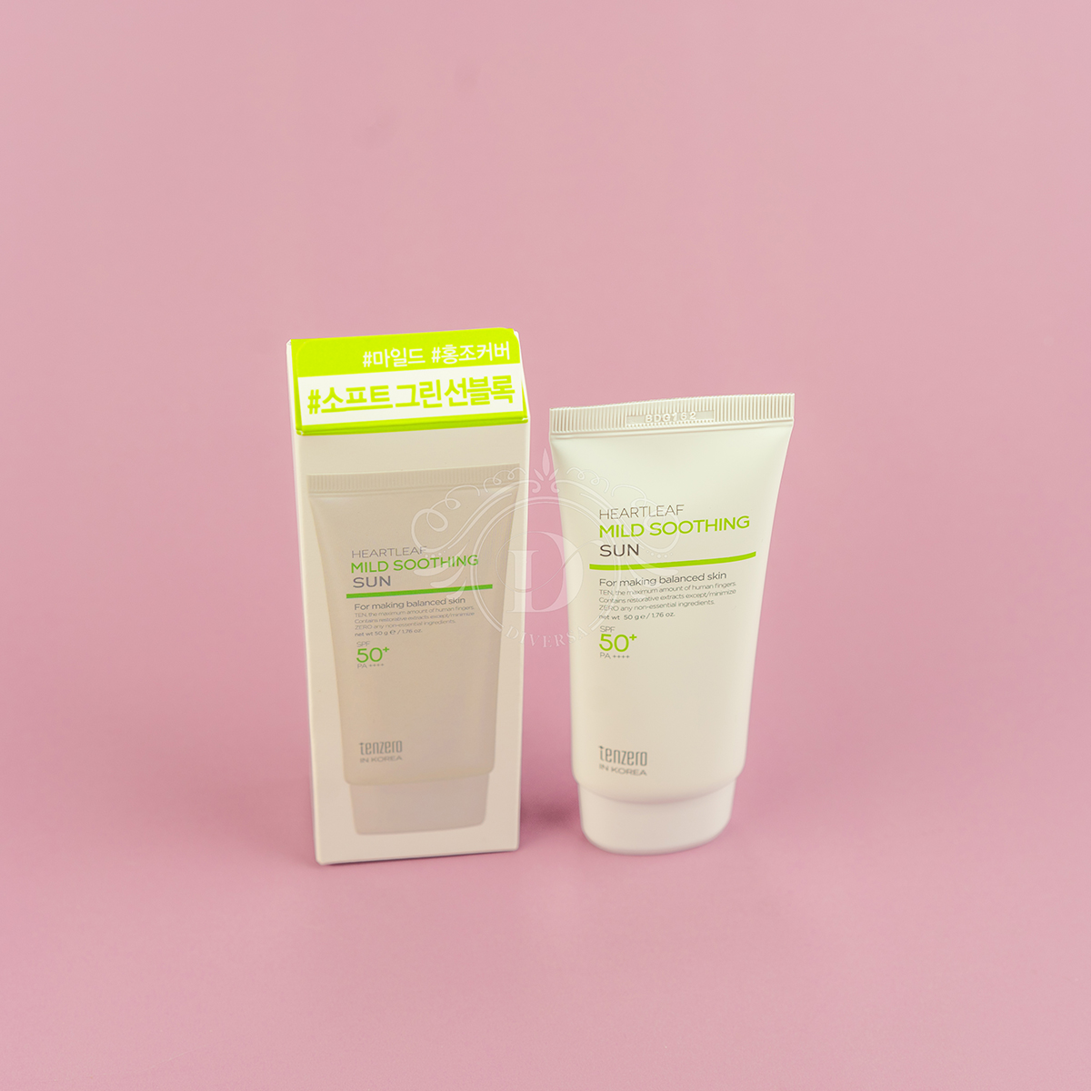 ضد آفتاب تسکین دهنده ملایم هارتلیف تنزیرو - Tenzero Heartleaf Mild Soothing Sun