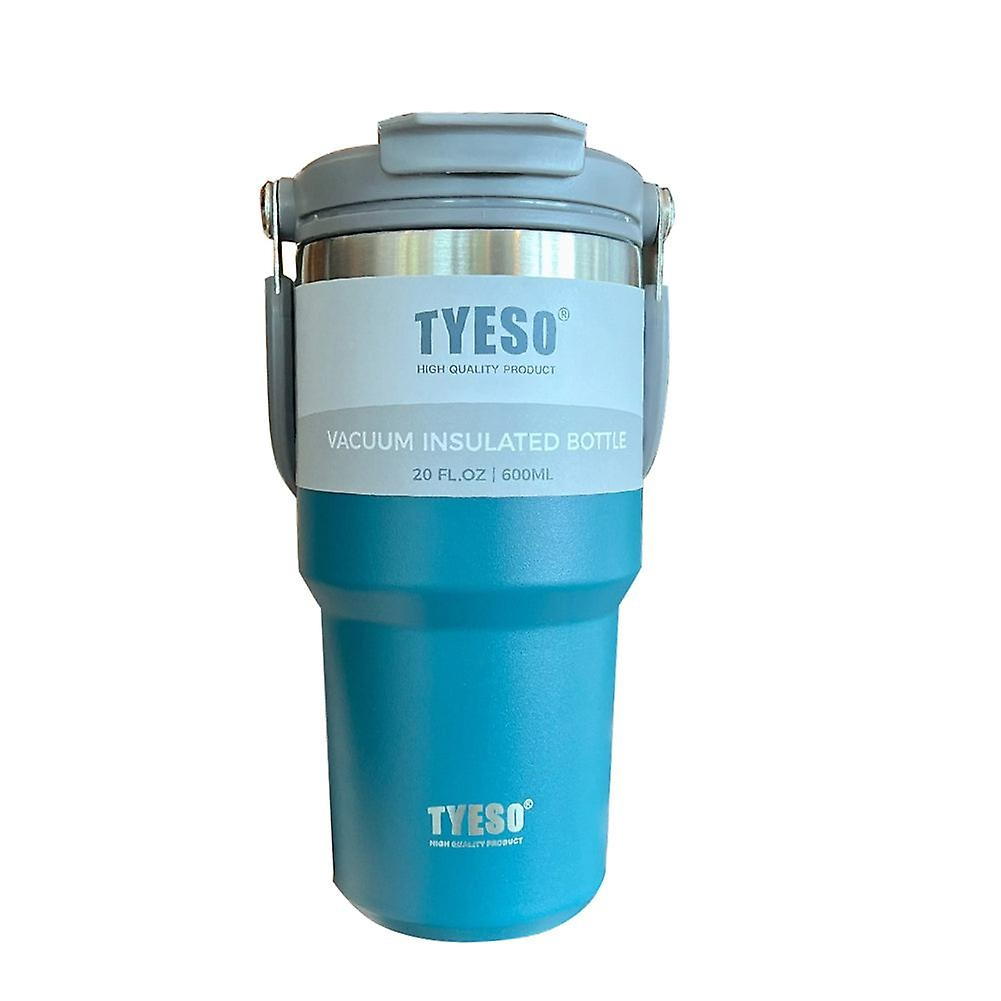 تراول ماگ آسان نوش دسته دار 600 میل تایسو Tyeso رنگ آبی