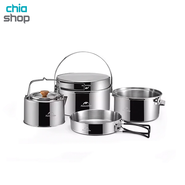 ست قابلمه استیل 3 در 1 نیچرهایک مدل NH22CJ005