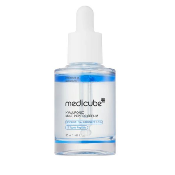 سرم آبرسان هیالورونیک اسید و مولتی پپتاید مدی کیوب حجم 30 میل MEDICUBE HYALURONIC MULTIPEPTIDE SERUM