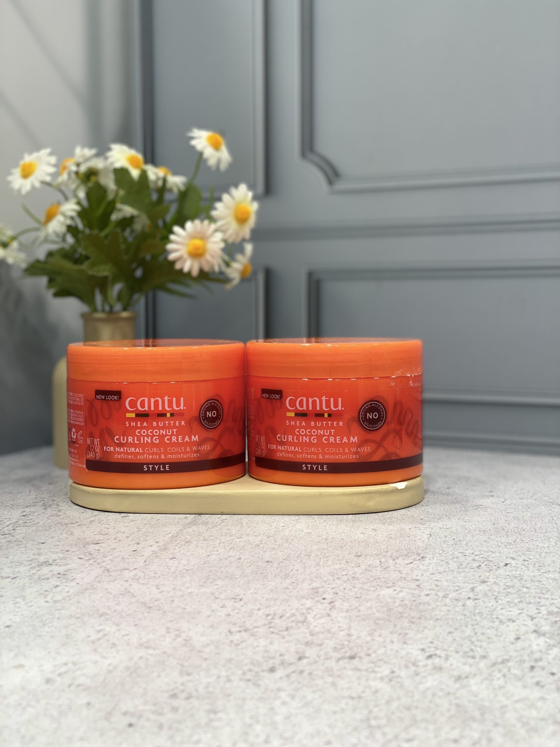 ژل حالتدهنده و تعریفکننده فر مو کانتو شی باتر Cantu Define & Shine Custard حجم 340 گرم | حالتدهنده فر، ضد وز، آبرسان و براقکننده مو