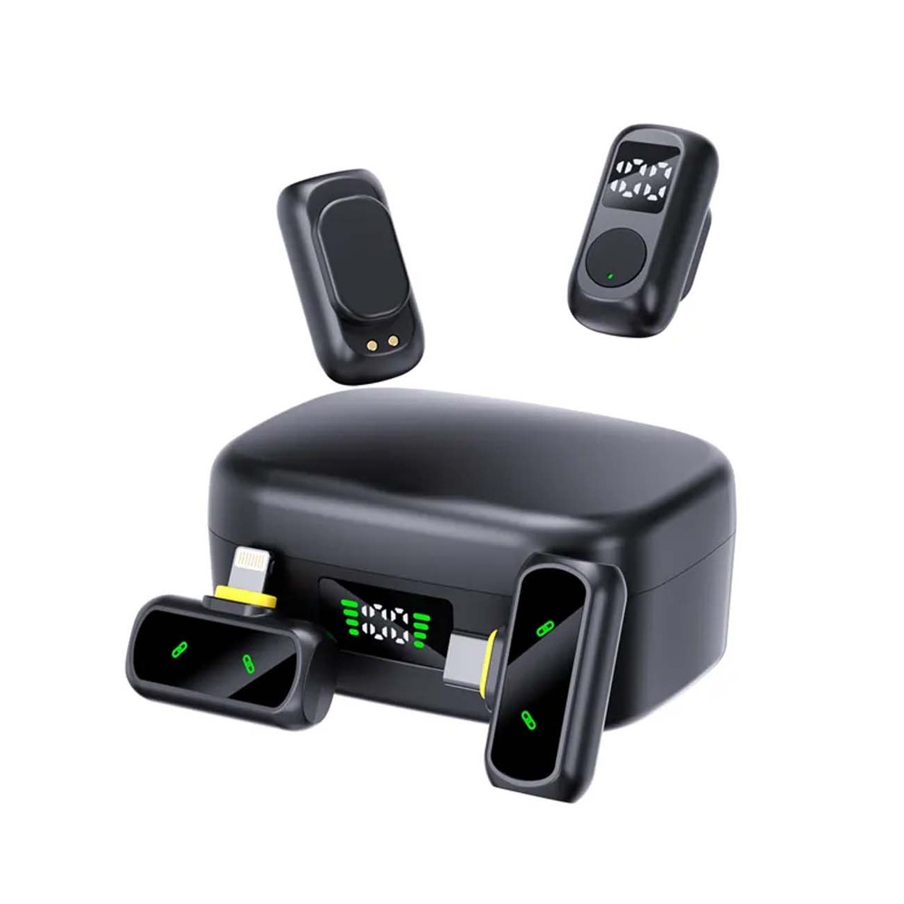 میکروفون بی‌سیم QY88 Wireless Microphone Black