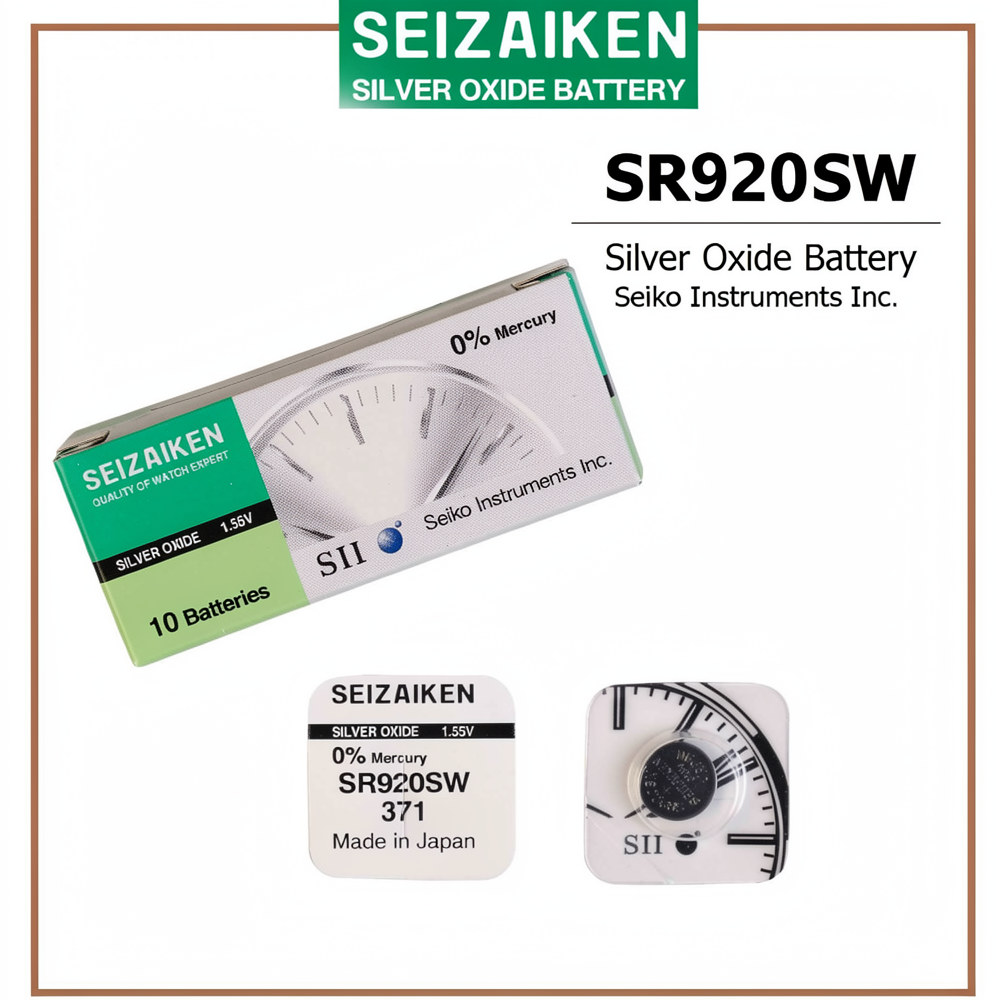 باتری ساعت سیزیکن اصلی ژاپنی کد (SR920SW (371