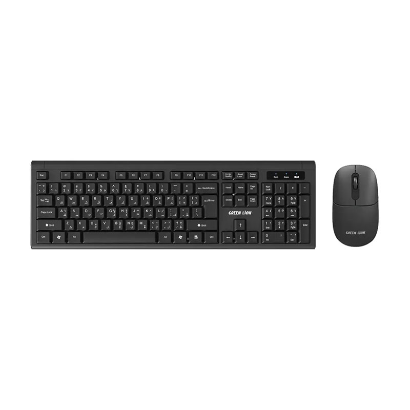 ست کیبورد و ماوس بی سیم گرین لاین مدل GKM-200