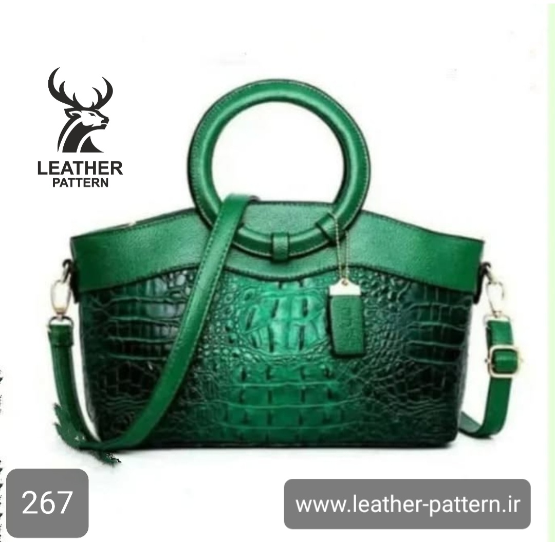 الگو کیف دستی زنانه چرم کد T-267