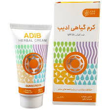 کرم ضدآفتاب ادیب مدل گیاهی، حجم 30 میلیلیتر