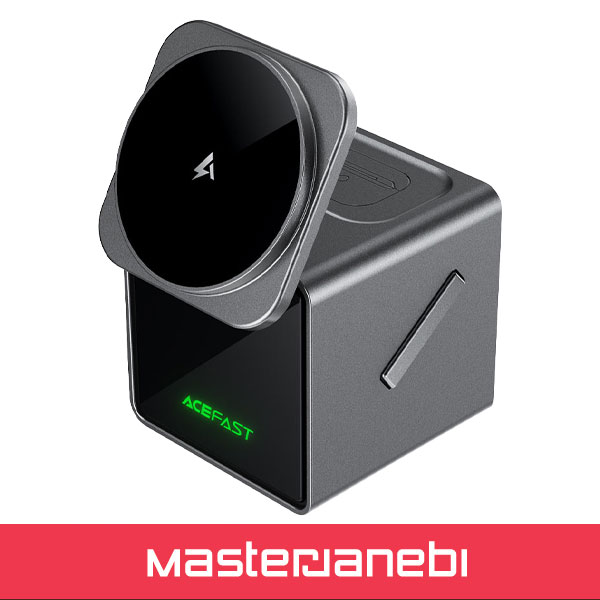 ACEFAST Fast Wireless Charger Desktop Holder E34 استند و شارژر وایرلس چند کاره مگ سیف ایس فست