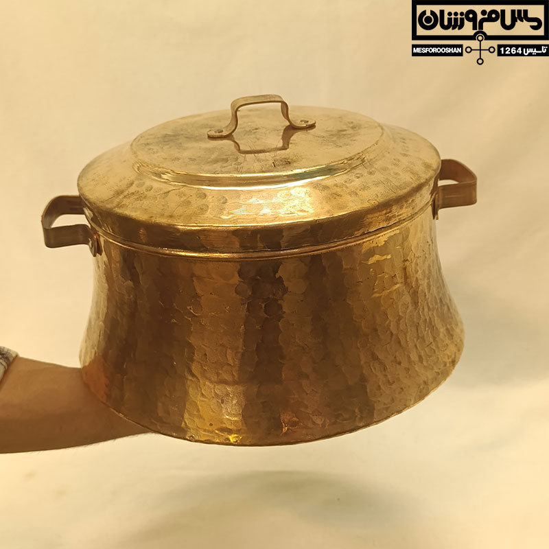 کماجدان مسی دستساز سایز 2 مدل عشایر