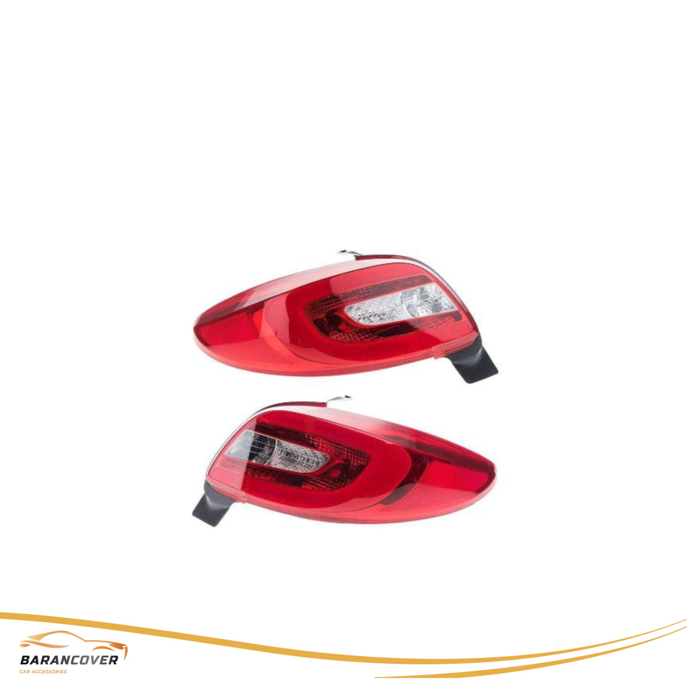 چراغ خطر عقب 207 طرح 207 قرمز مخصوص خودرو های 206 و 206sd و 207 مارک NGCO بسته دو عددی