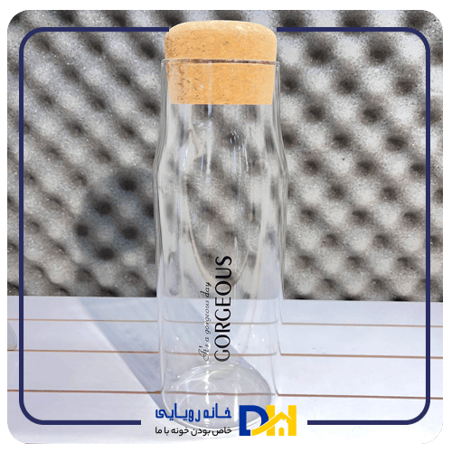 بطری پیرکس درب چوب پنبه