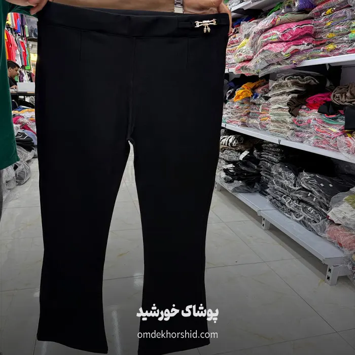 شلوار لگ دمپا سگک دار سایز بزرگ
