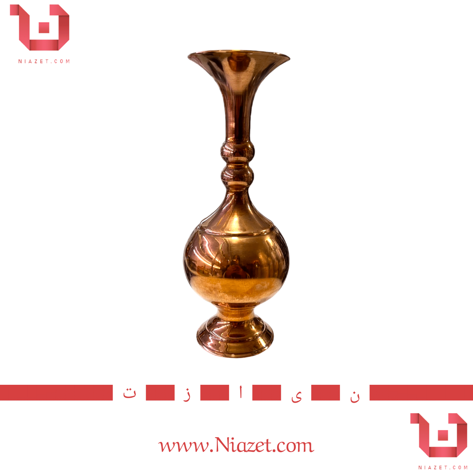 گلدان مسی