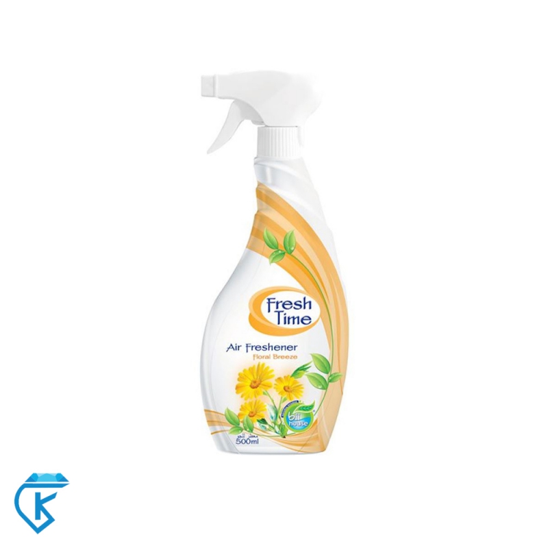 اسپری خوشبو کننده هوا با رایحه نسیم گل 500 میلی فرش تایم Fresh Time