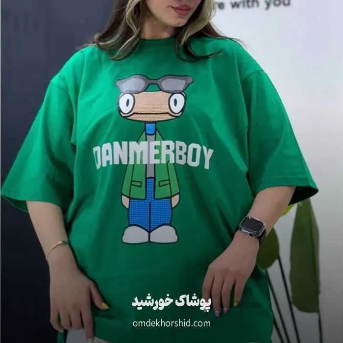 تیشرت لانگ چاپ مورچه