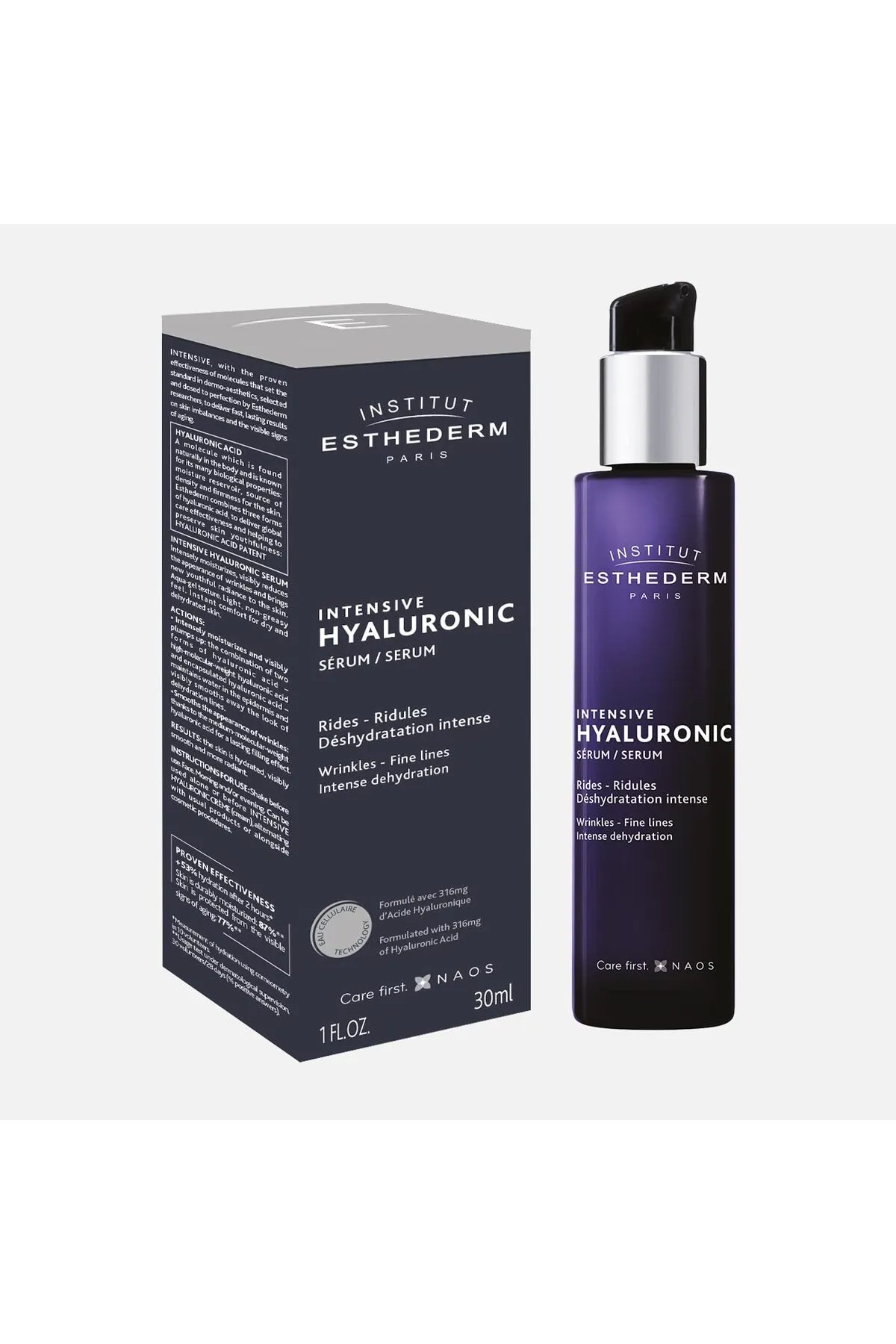 سرم مرطوب‌کننده و ضد چروک هیالورونیک استادرم 30 میل | INSTITUT ESTHEDERM Intensive Hyaluronic Serum