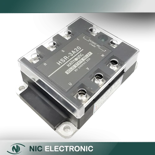 رله حالت جامد SSR سه فاز مرغوب HANYOUNG کره ای 240VAC-20A کد HSR-3A20