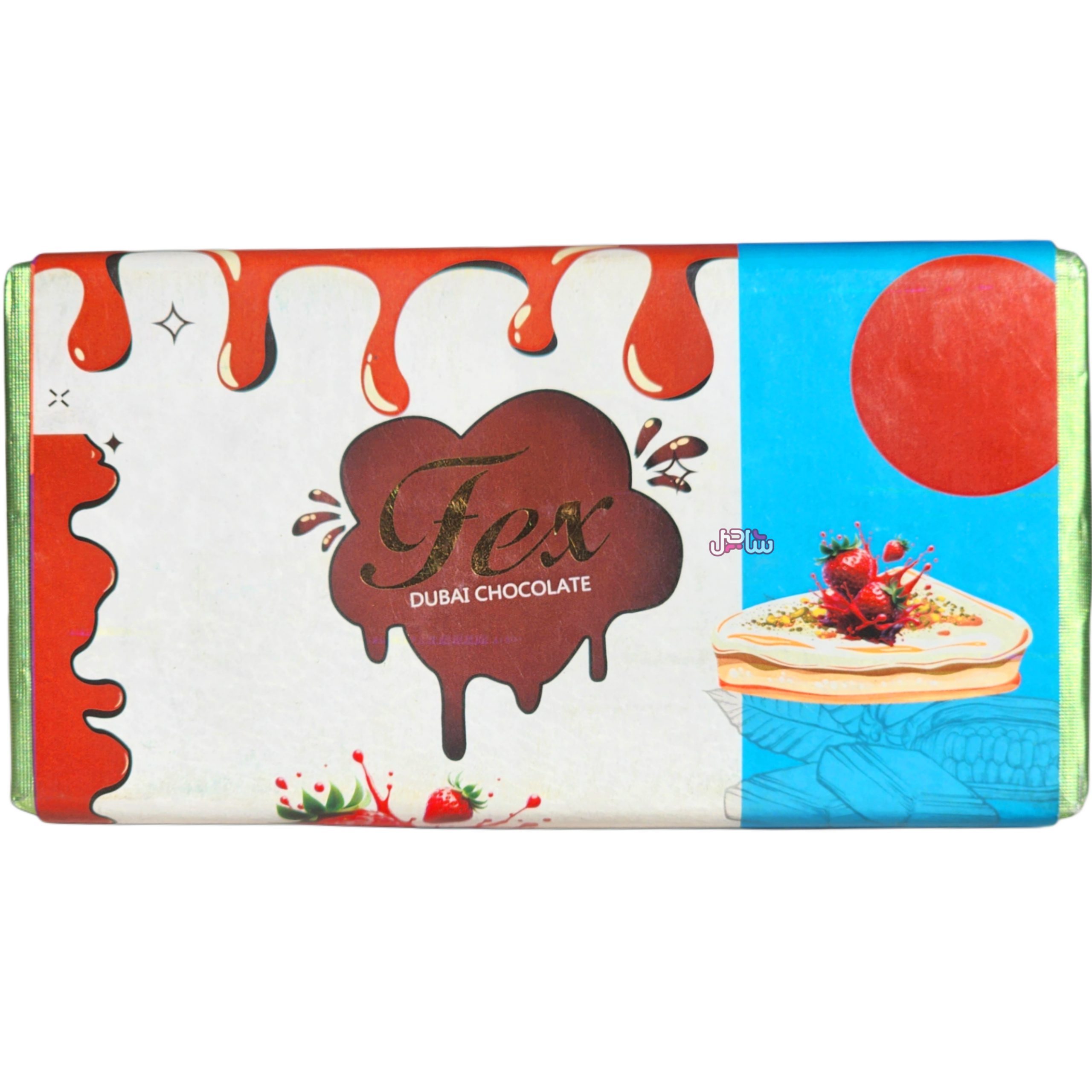 دبی شکلات Fex چیزکیک توت فرنگی (۲۳۰ گرم)