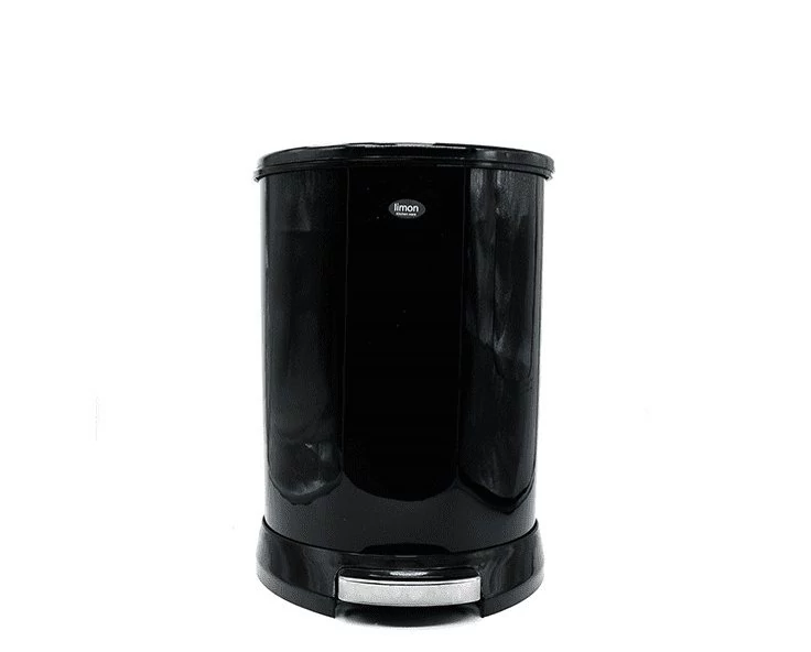 سطل گرد 15 لیتری متوسط لیمون کد 116800 - مشکی