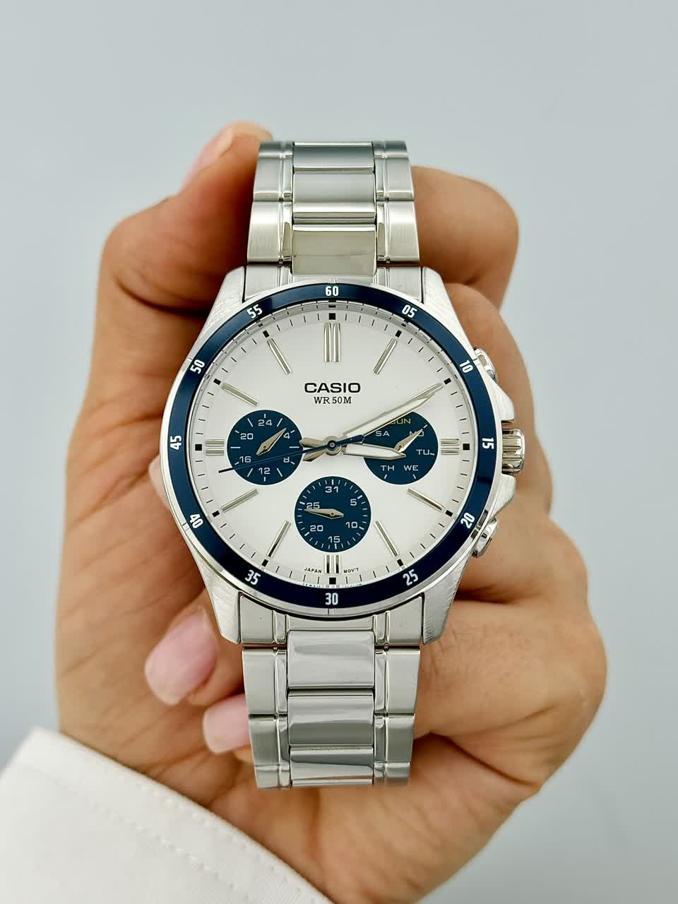 ساعت مچی اورجینال مردانه کاسیو مدل CASIO MTP-1374D-7A2VDF