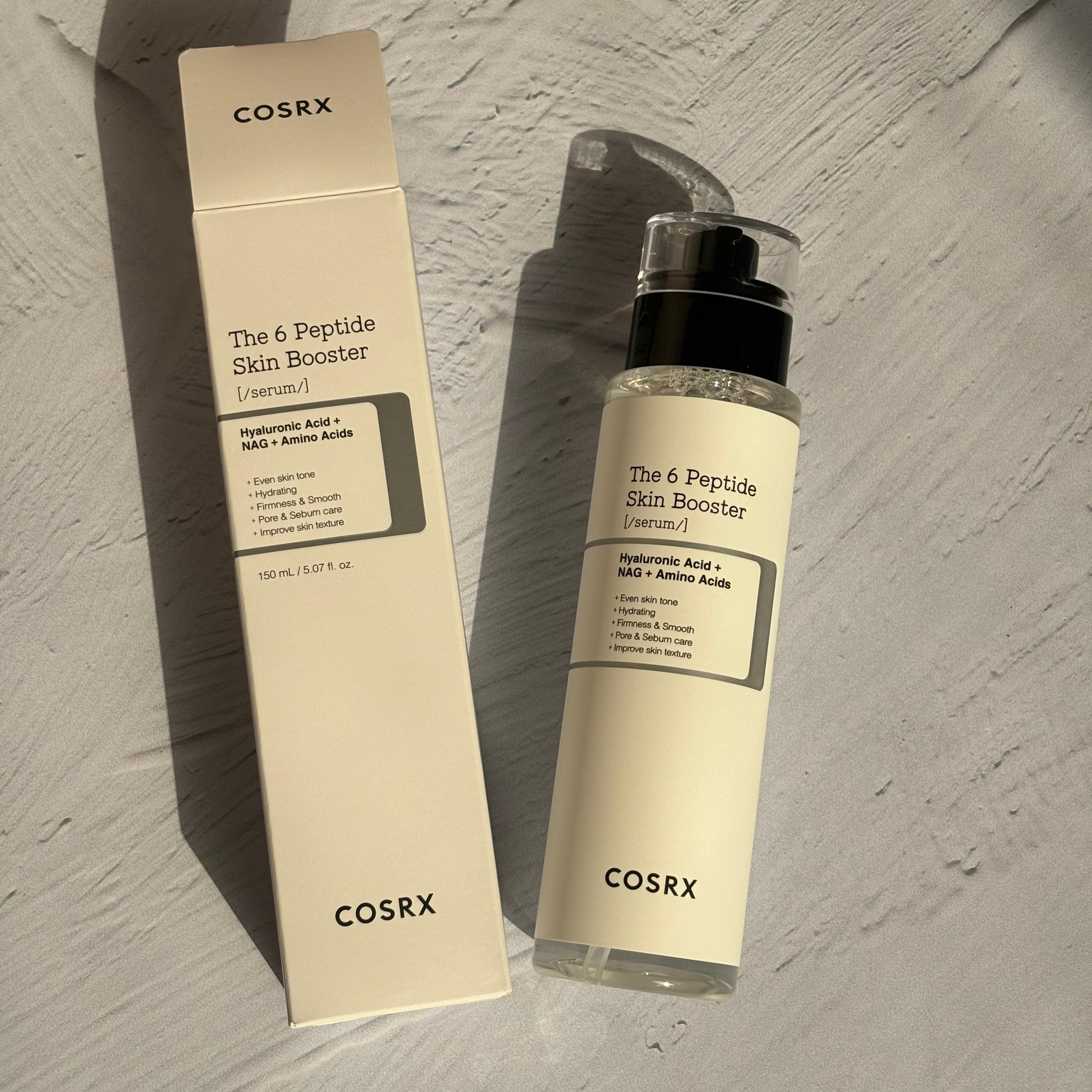 بوستر سرم تقویت کننده پپتاید کوزارکس 150 میل Cosrx the 6 peptide skin booster serum