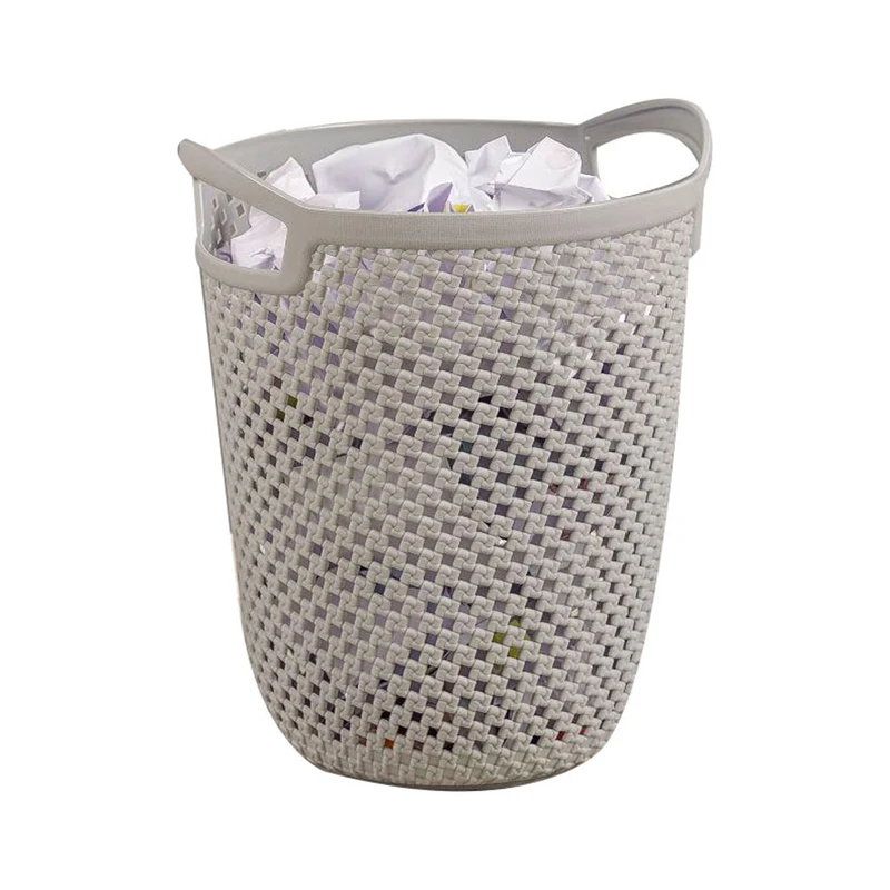 سطل کاغذ طرح بافت لیمون مدل الوان کد 214435 - طوسی