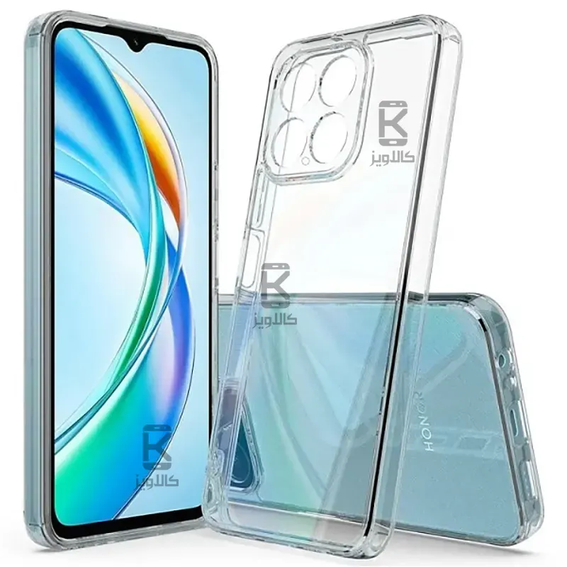 کاور ژله ای شفاف محافظ لنز دار آنر X5b Plus