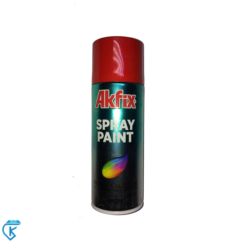 رنگ اسپری قرمز ترافیکی خودرویی RAL3020 آکفیکس Akfix