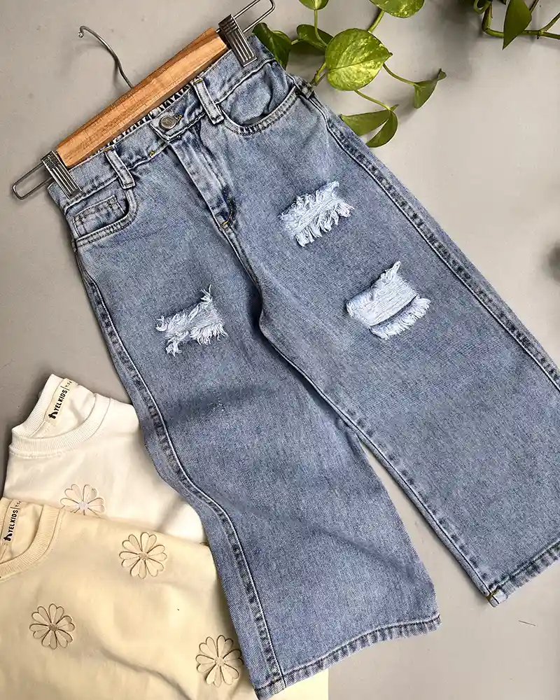 شلوار جین بگ استایل برند LUCKY LOOK