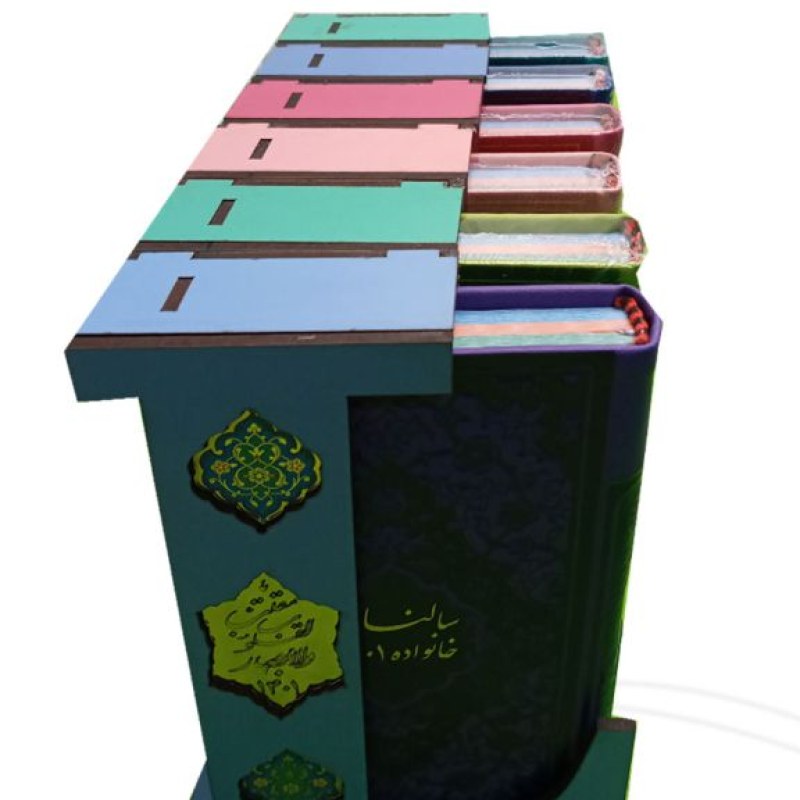 استند سالنامه پالتویی چرم طرح یا مقلب
