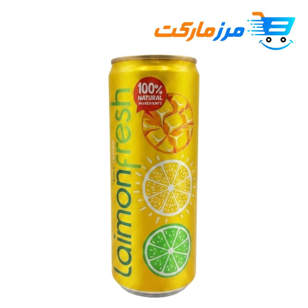 آبمیوه گازدار روسی لایموند طعم انبه ۲۵۰ میلیلیتر